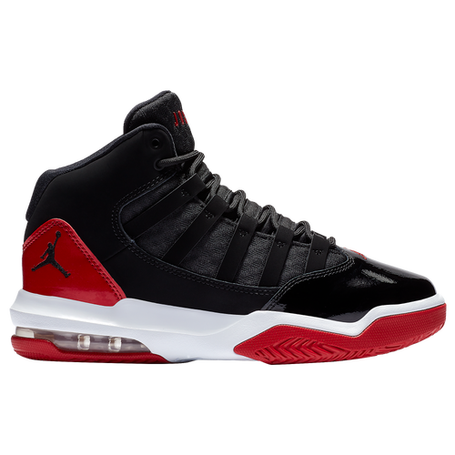 jordan max aura junior red and black