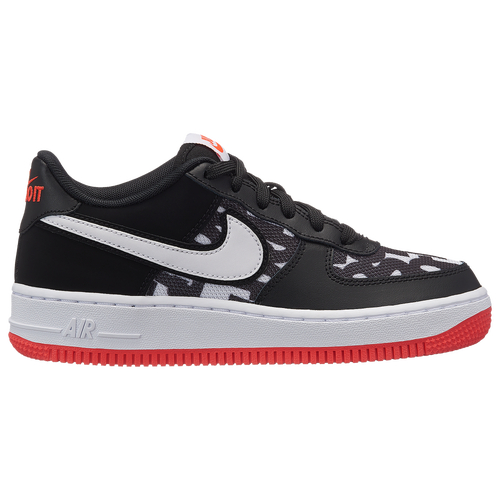 Nike Air Force 1 Low - Boys' Grade School - Casual - Shoes - Black ...