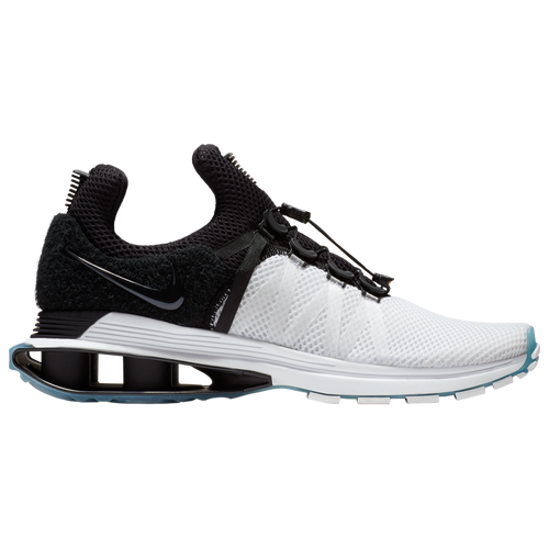 nike shox gravity black and white