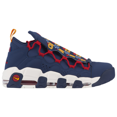 nike air more money navy blue