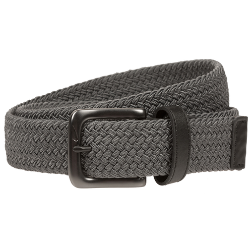 Nike Stretch Woven Golf Belt - Men's - Golf - Accessories - Dark Grey