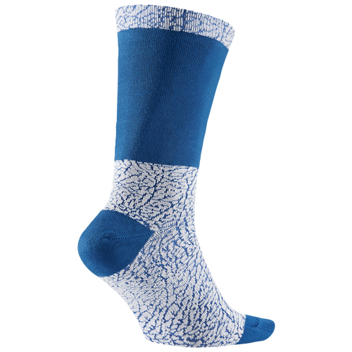 Jordan Ele Print Crew Socks Basketball Accessories White/True