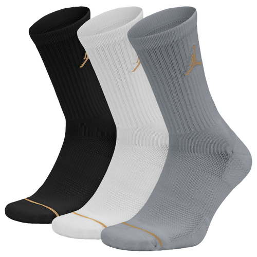 Jordan Jumpman Crew 3 Pack Socks - Basketball - Accessories - White ...