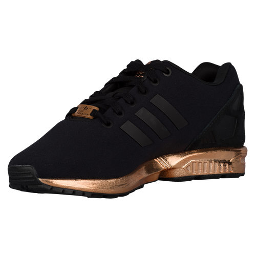 adidas Originals ZX Flux - Women's - Casual - Shoes - Black/Black ... adidas Originals ZX Flux - Women's - Casual - Shoes - Black/Black/Copper Metallic