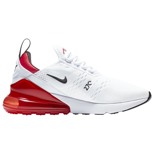 Nike Air Max 270 - Men's - Casual - Shoes - White/Black/University Red