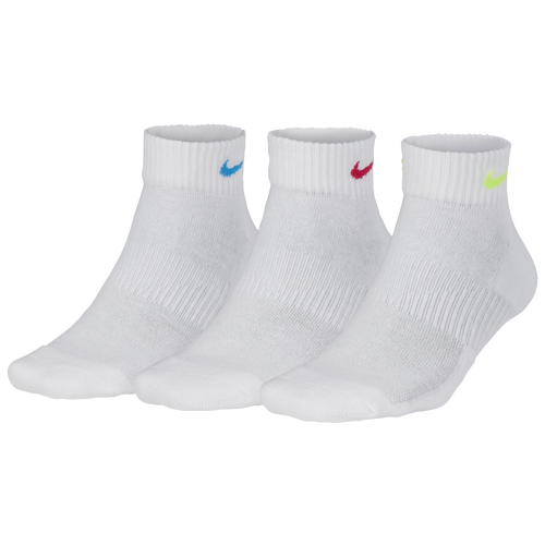 Nike 3 Pk Performance Cushioned Quarter Socks Women's Training